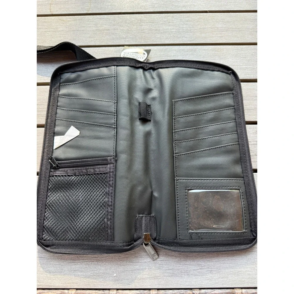 American Tourister travel organizer detachable wrist strap secure doc storage
